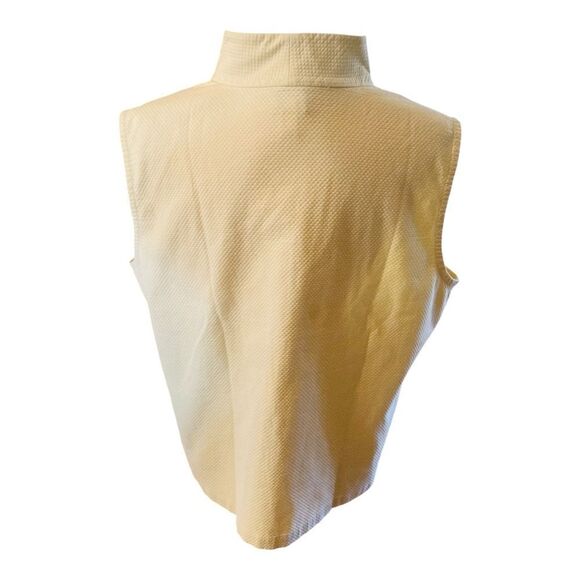 Eileen Fisher Yellow Sleeveless Vest - Picture 2 of 8
